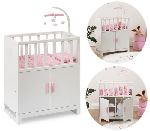 Puppenbett cozy mit schrank - cozy,